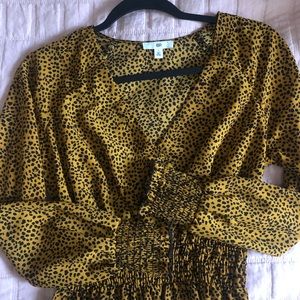 BP Cheetah Print Blouse